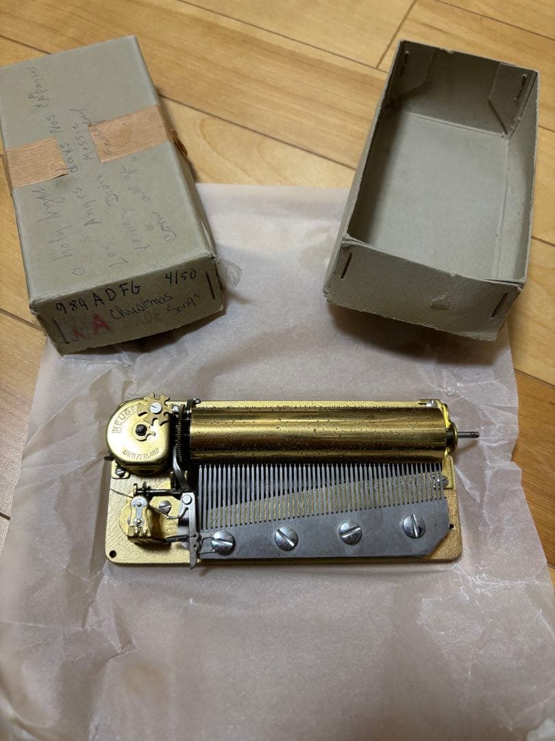 ⚠️メカのみ⚠️リュージュ　Reuge　50弁4曲入り　オルゴール　989ADFG