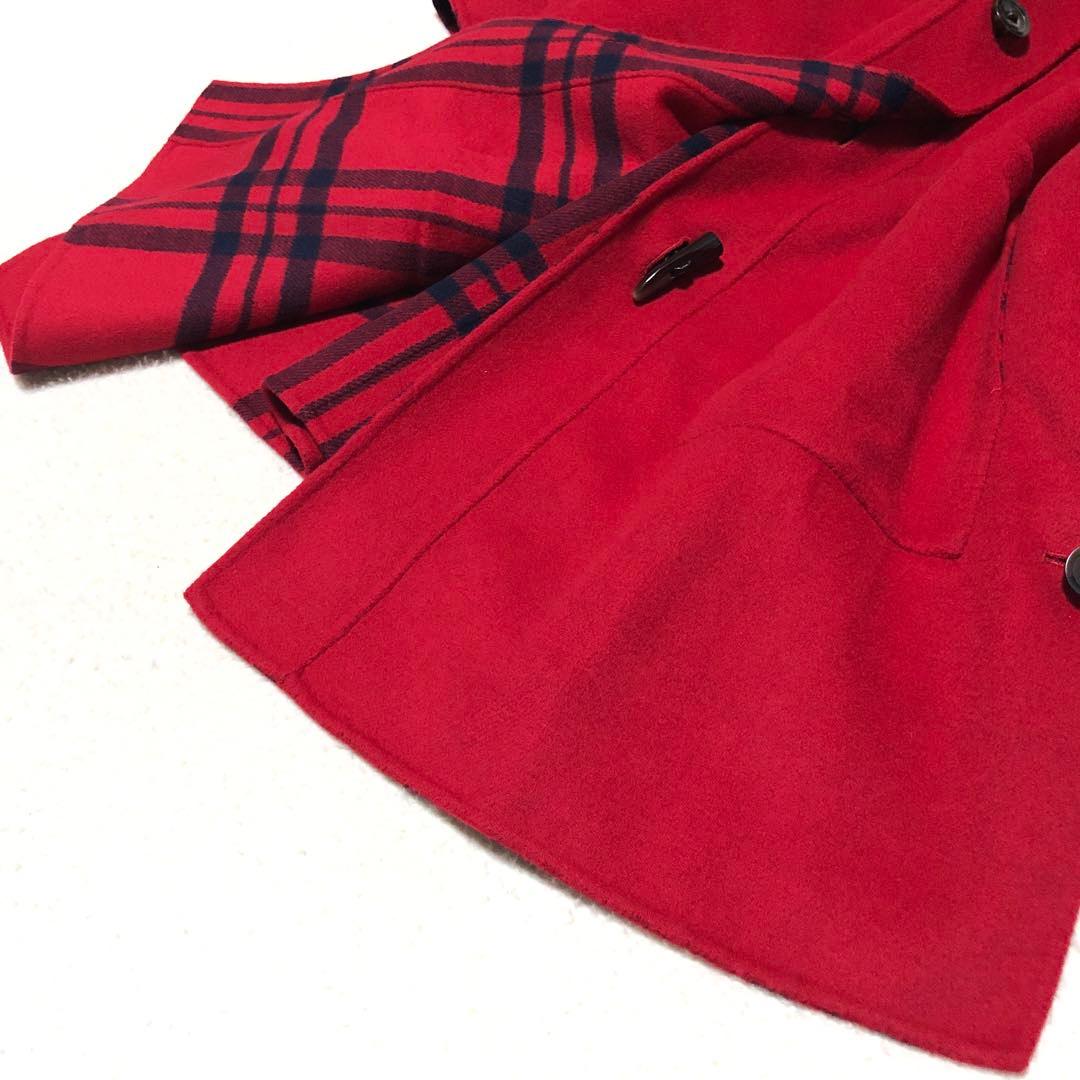 未使用級　マリナリナルディ　ステンカラーコート　リバーシブル　クチートアマーノ