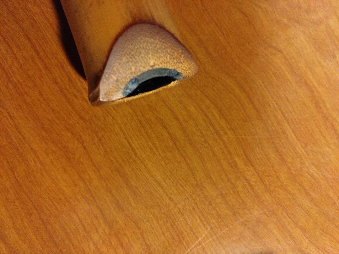 値下げ都山流一尺八寸管　竹仙銘特選？