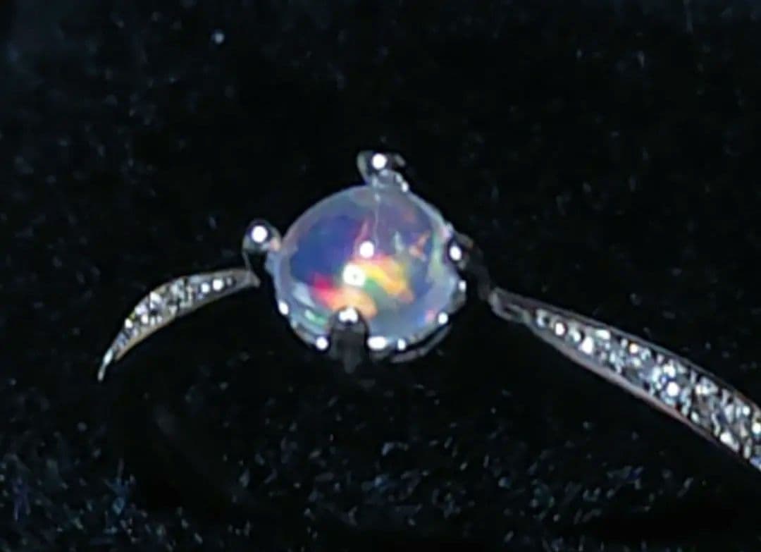 極ネオン　メキシコ産ウォーターオパール　925SV