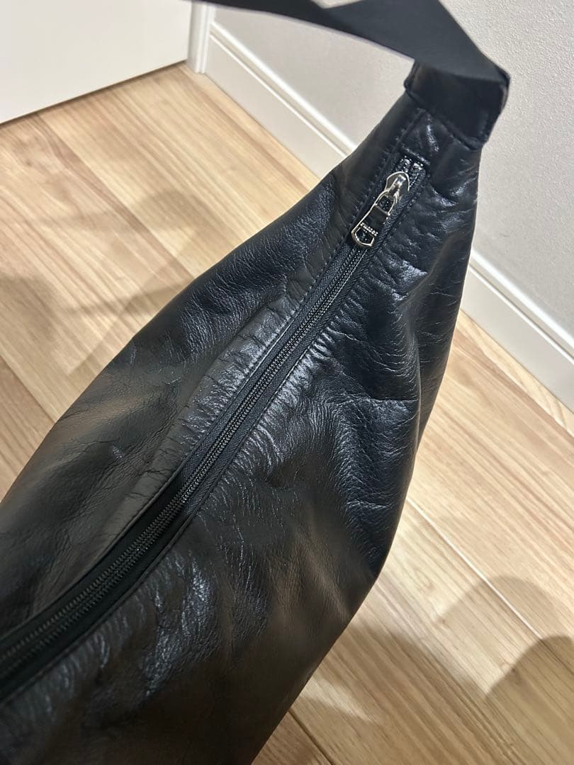 美品　russet ソフトレザーラウンドビッグショルダーバック