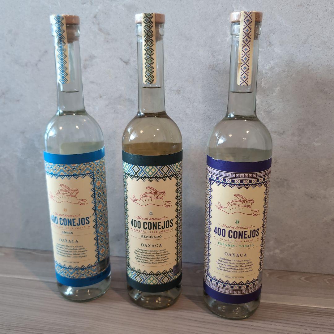 期間限定値下げ✨️高級メスカル3本セット 400 CONEJOS