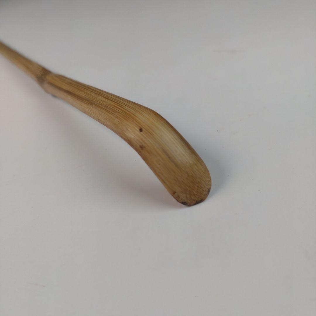 ウ39 茶杓『大徳寺　小林太玄　極箱』『銘　八千代』『しみ竹　共箱』茶道具