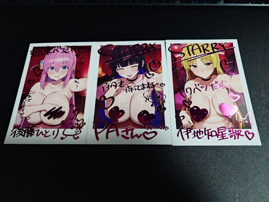 【C106】 ろうか　結束バンド 会場限定チェキ風カード　PA　後藤　伊地知