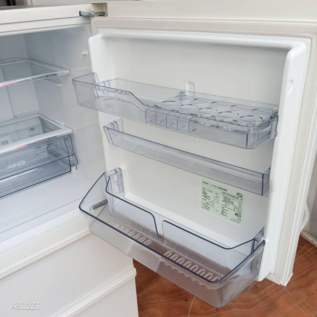 381 送料設置無料 アクア　大型冷蔵庫　21年製 冷蔵庫　238L