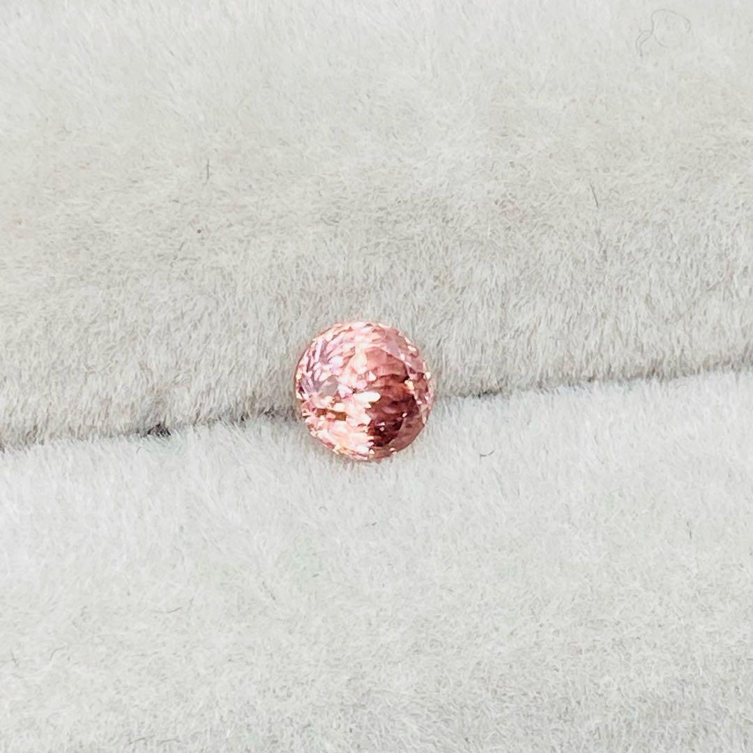 天然石　ピンクジルコン　ルース　天然石リング