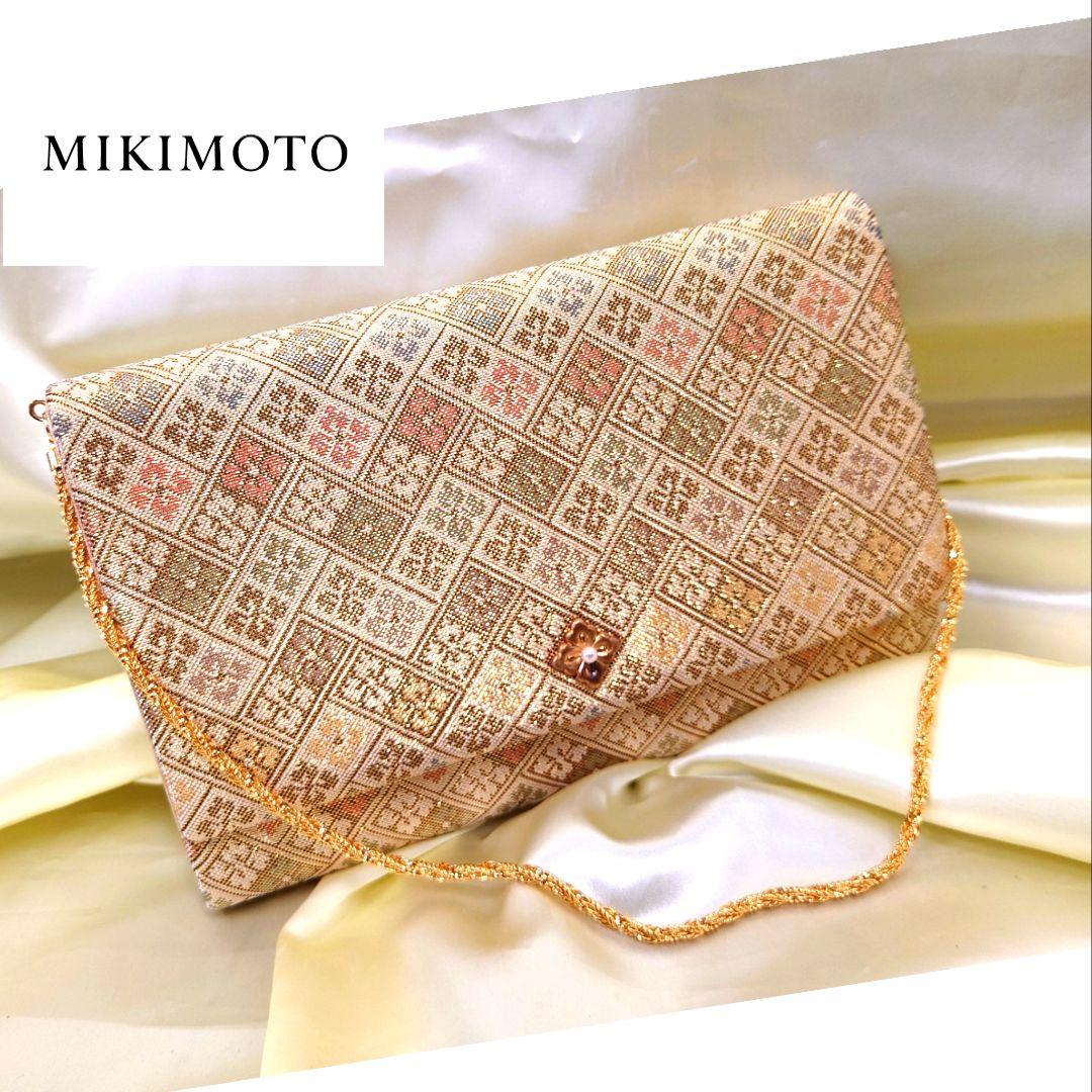 MIKIMOTO　ミキモト　西陣？和光？　和装バッグ　クラッチ
