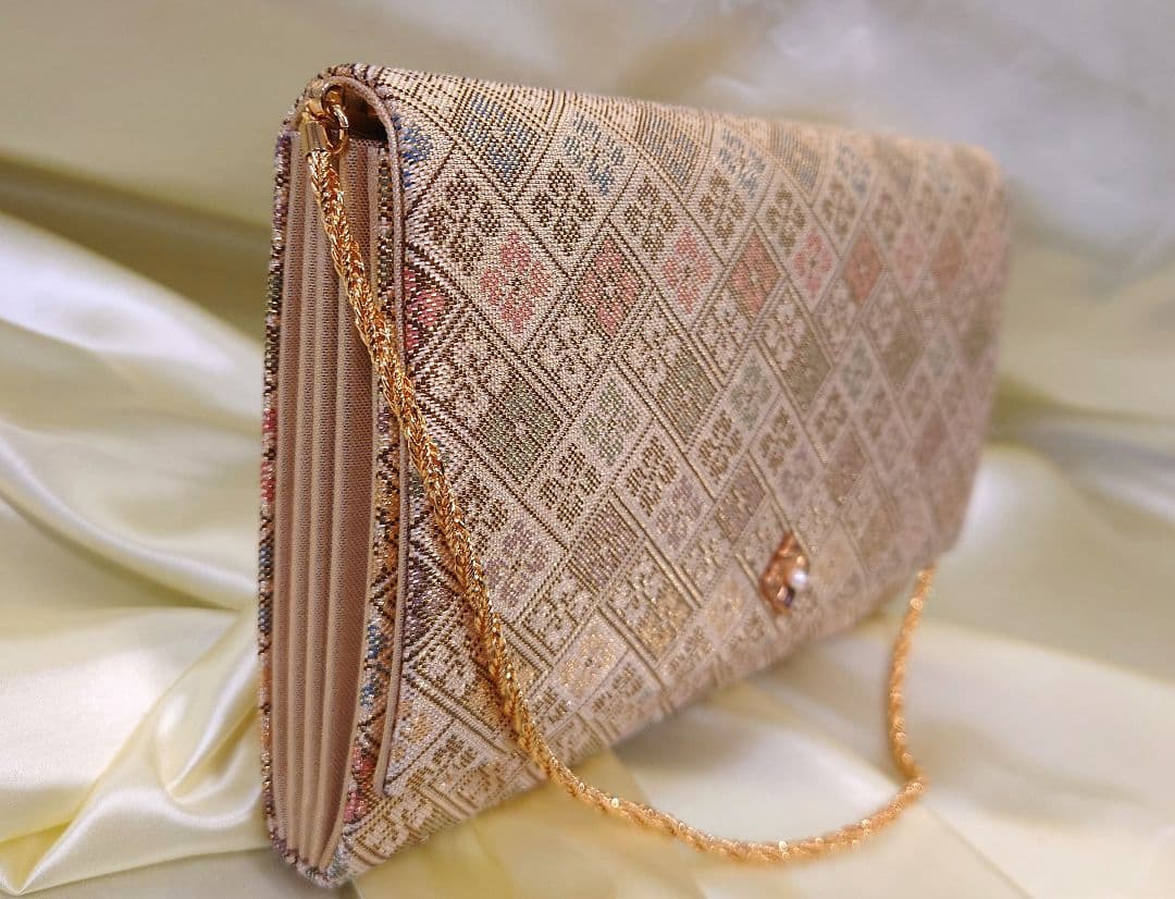 MIKIMOTO　ミキモト　西陣？和光？　和装バッグ　クラッチ