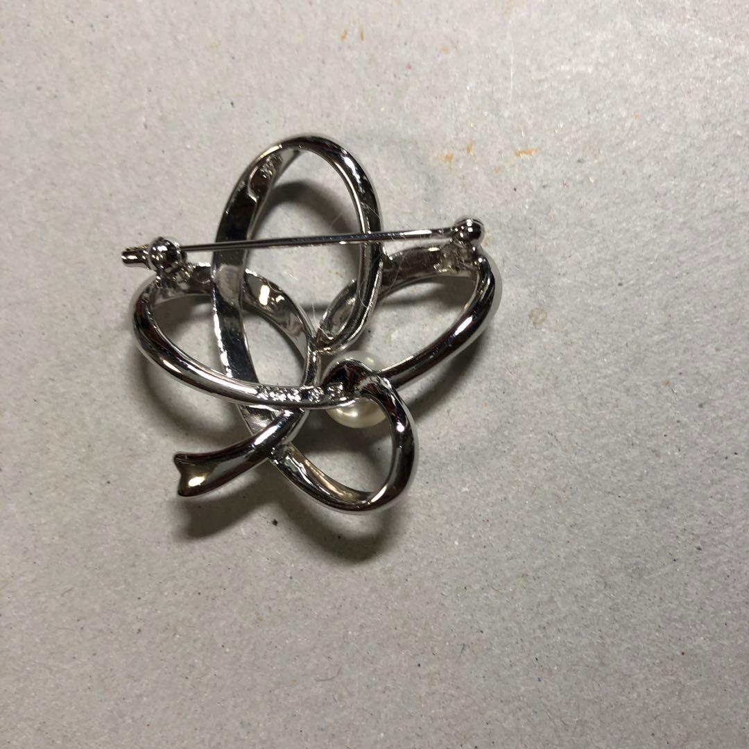 12066 MIKIMOTO ミキモト パール　本真珠　ブローチ　NHK