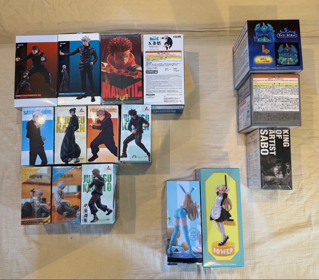 呪術廻戦　ワンピースなど フィギュアセット 未開封