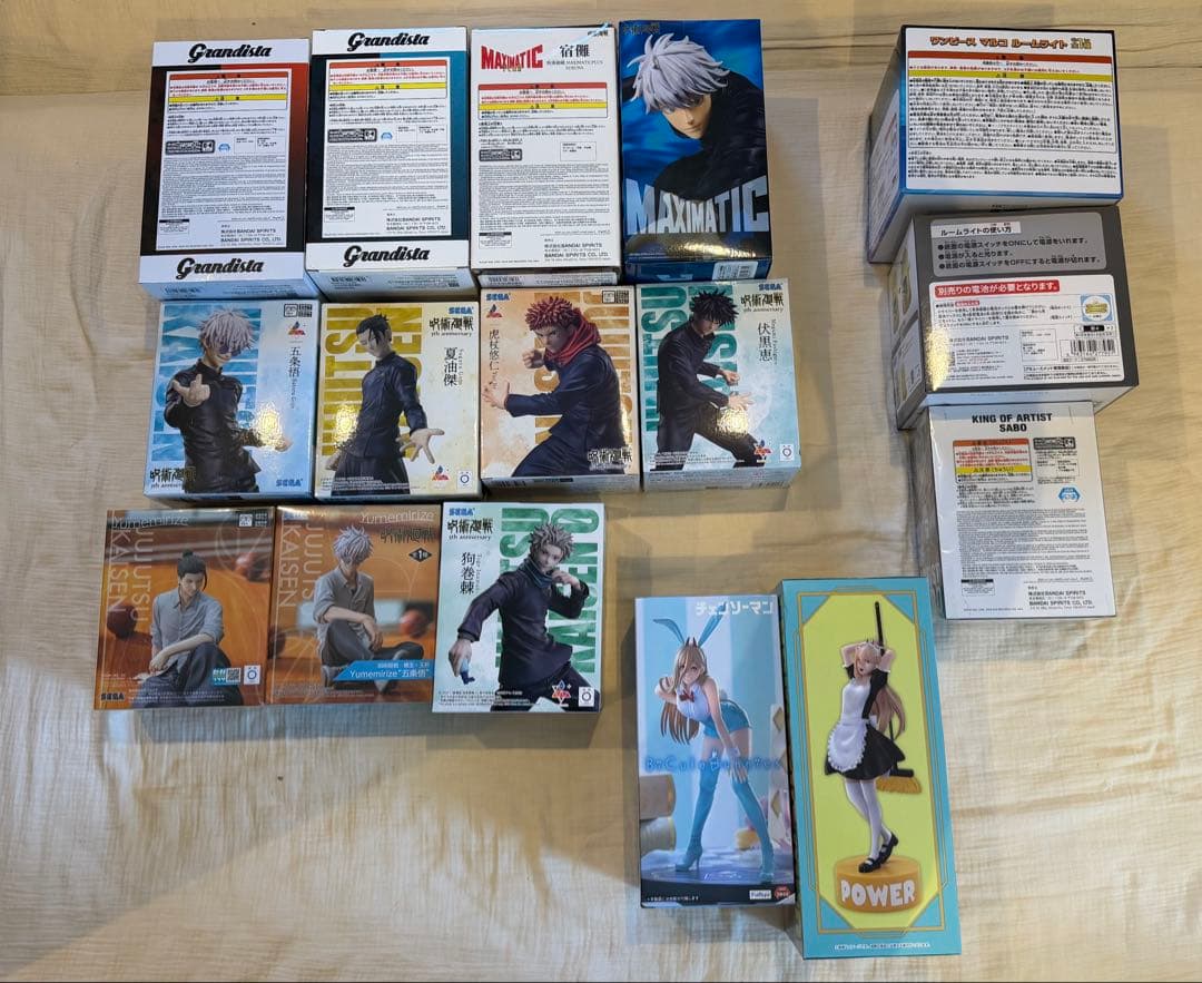 呪術廻戦　ワンピースなど フィギュアセット 未開封