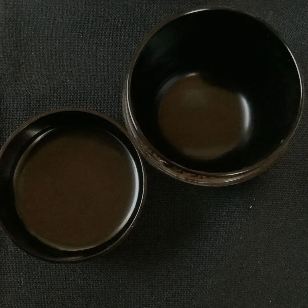 【茶道具】棗　筆柿蒔絵　乾漆 新井宗賀作 茶道