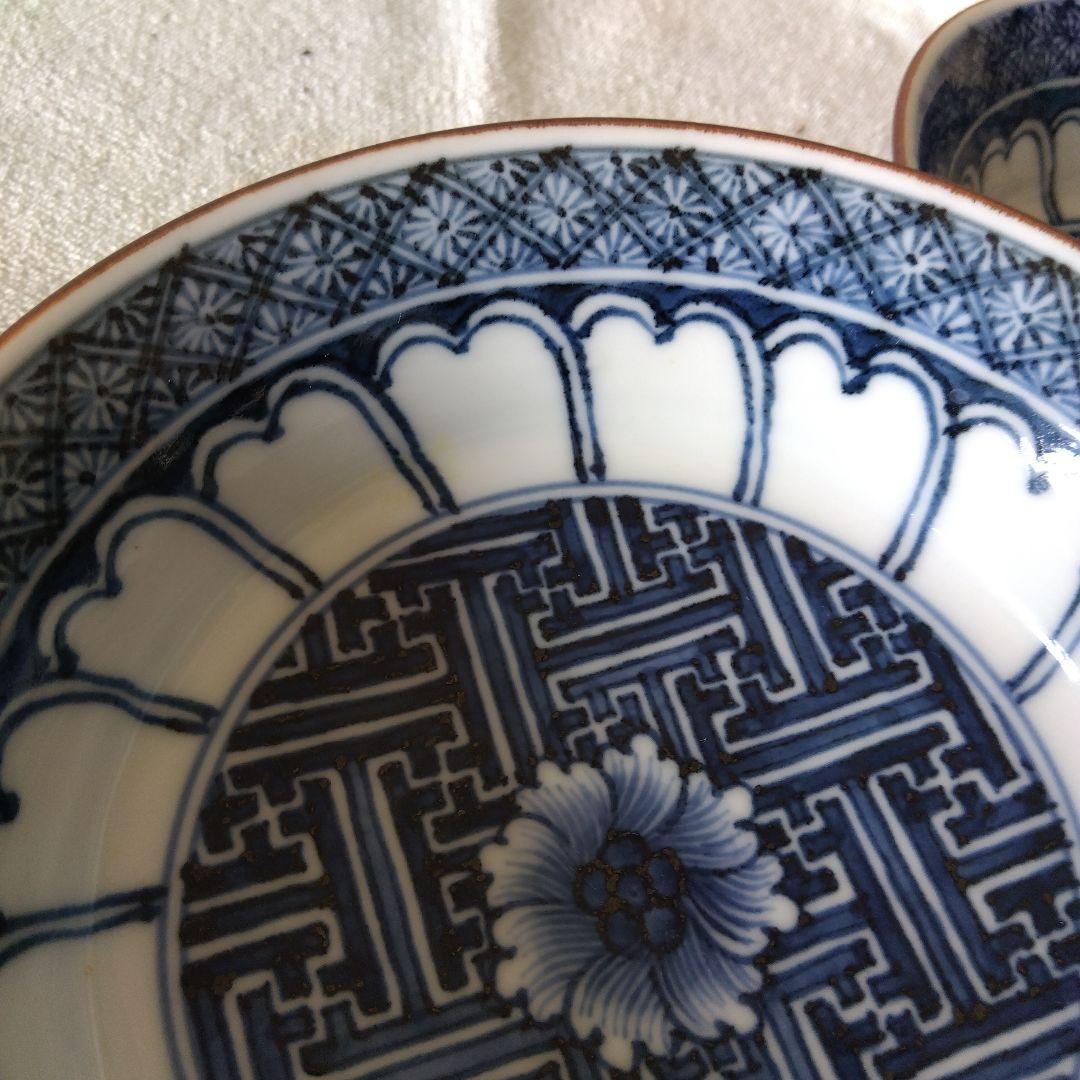 規窯　染付祥瑞小鉢