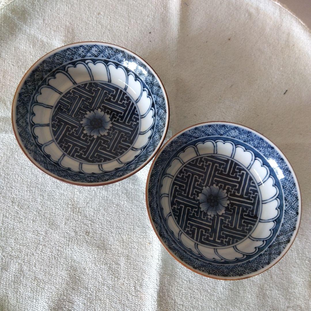 規窯　染付祥瑞小鉢