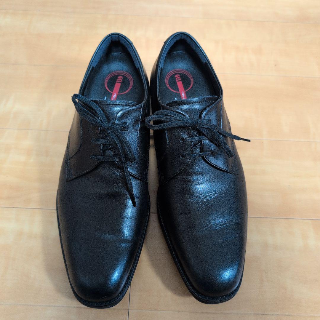 ASICS RUN WALK ブラックシューズ