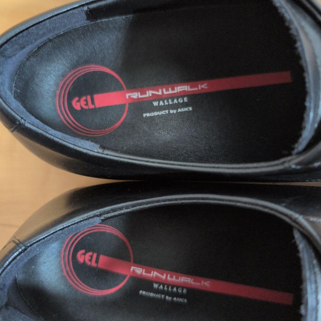 ASICS RUN WALK ブラックシューズ
