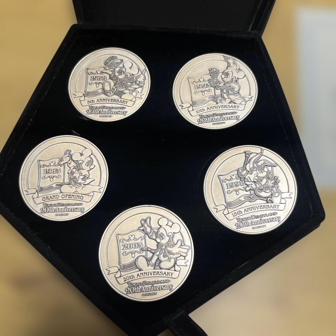 nanaさん⭐︎　東京ディズニー 純銀メダルセット 20周年 記念 限定品