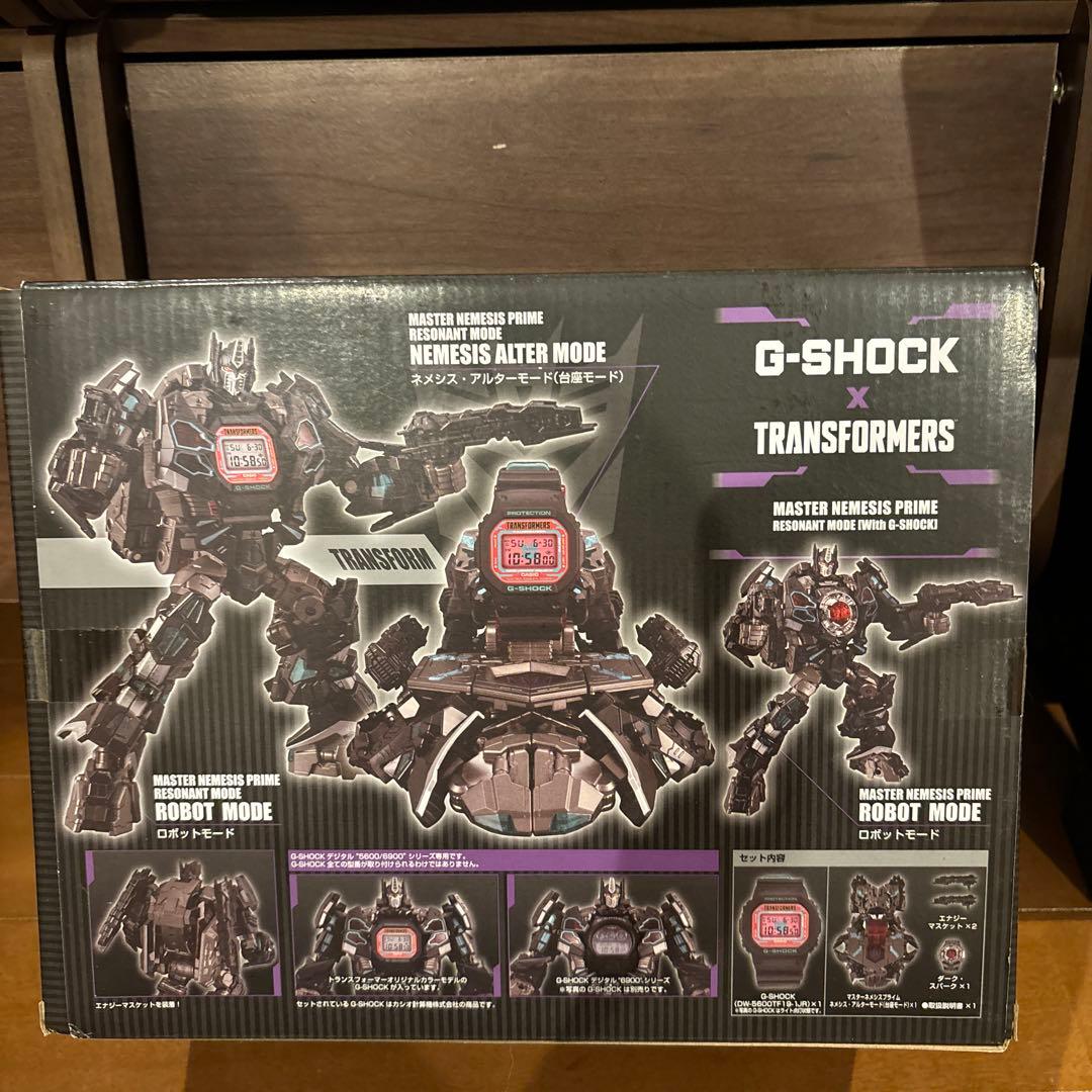 CASIO G-SHOCK × TRANSFORMERS マスターネメシスプラ…