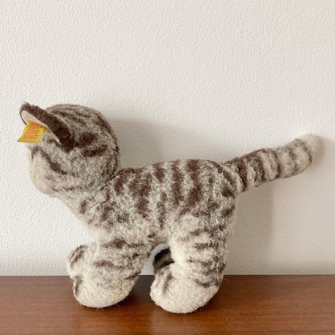 オールドシュタイフ　ネコ　アメリカンショートヘア　猫　ぬいぐるみ　ヴィンテージ