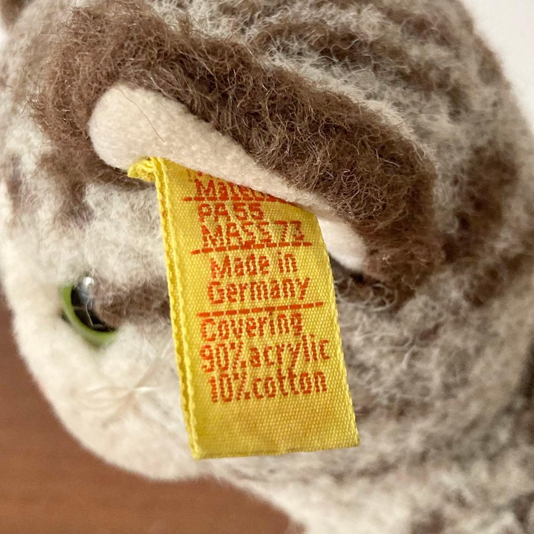 オールドシュタイフ　ネコ　アメリカンショートヘア　猫　ぬいぐるみ　ヴィンテージ