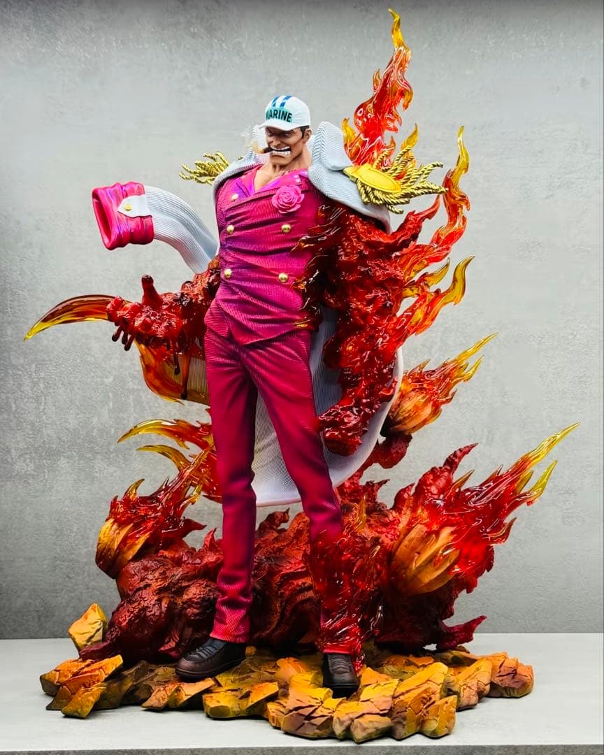 ワンピース サカズキ ガレージキット ガレキ スタチューX②