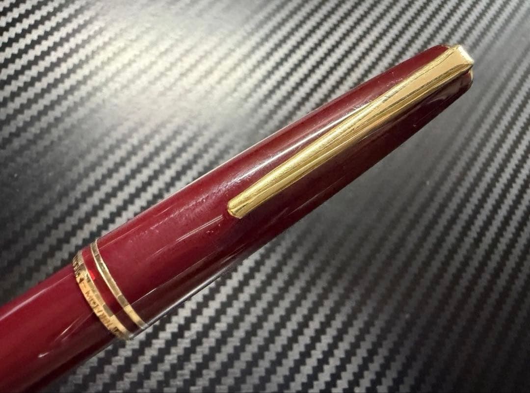極美品 モンブラン クラシック 万年筆 ボルドー EF 極細字