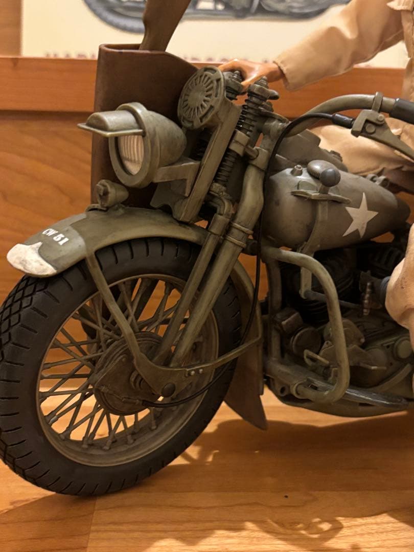 ハーレー45WLA 1/6アメリカンGIジョー35周年バイクインディアン