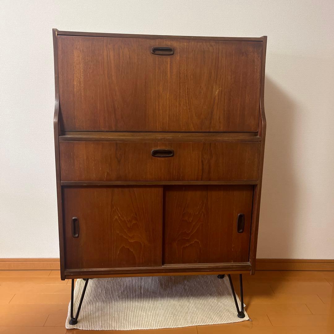 英国ヴィンテージ ライティングビューロー　ライティングデスク 1960s