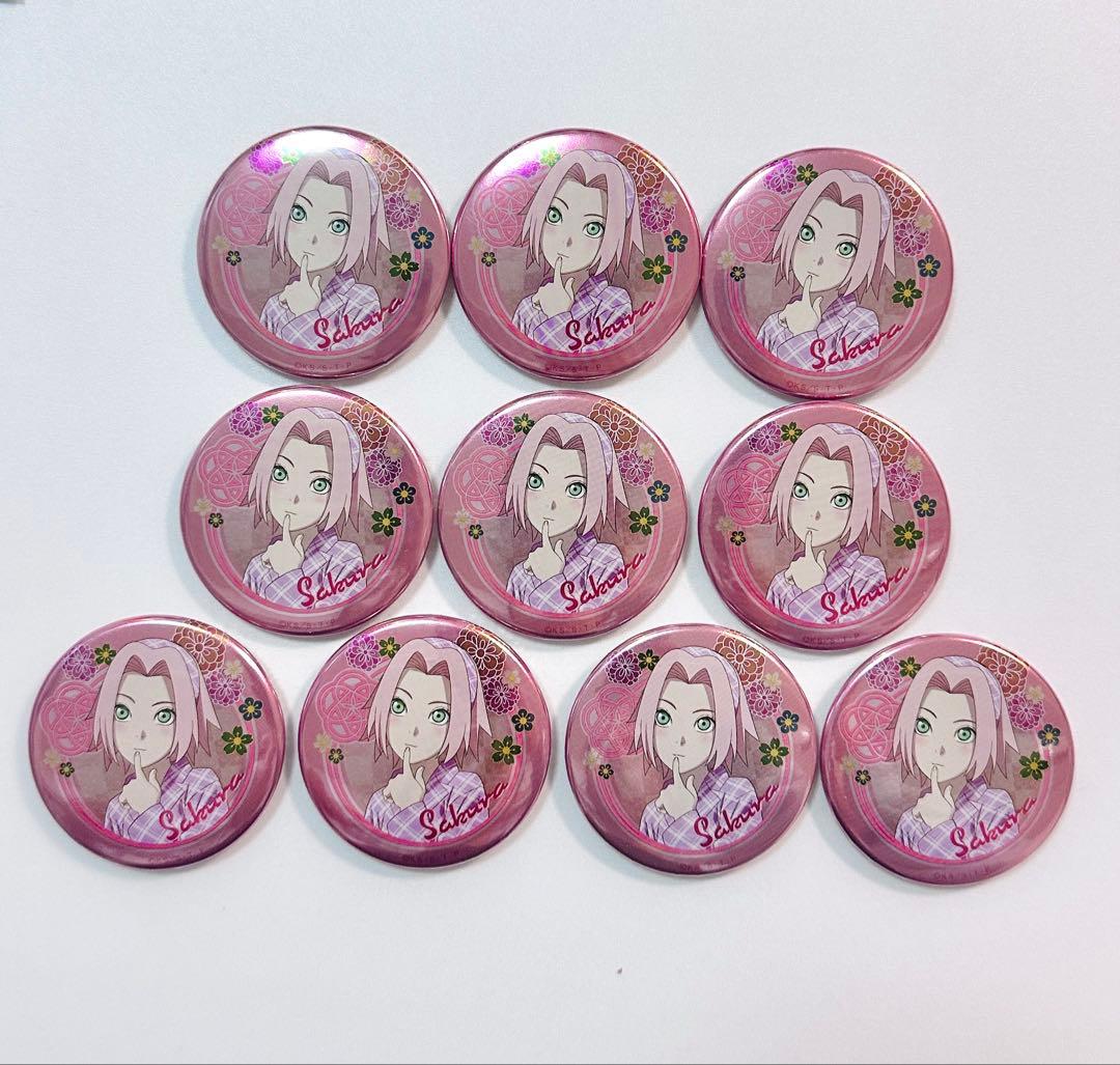 春野サクラ　メタルバッジセット 縁シリーズ　SAKURA 2024 バースデー