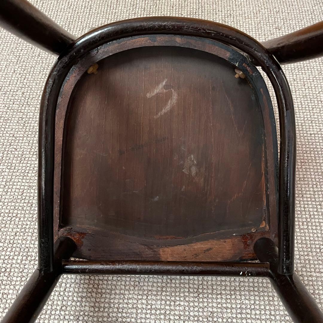 アンティーク ベントウッドチェア 曲木椅子、カフェチェア 使用済み中古品