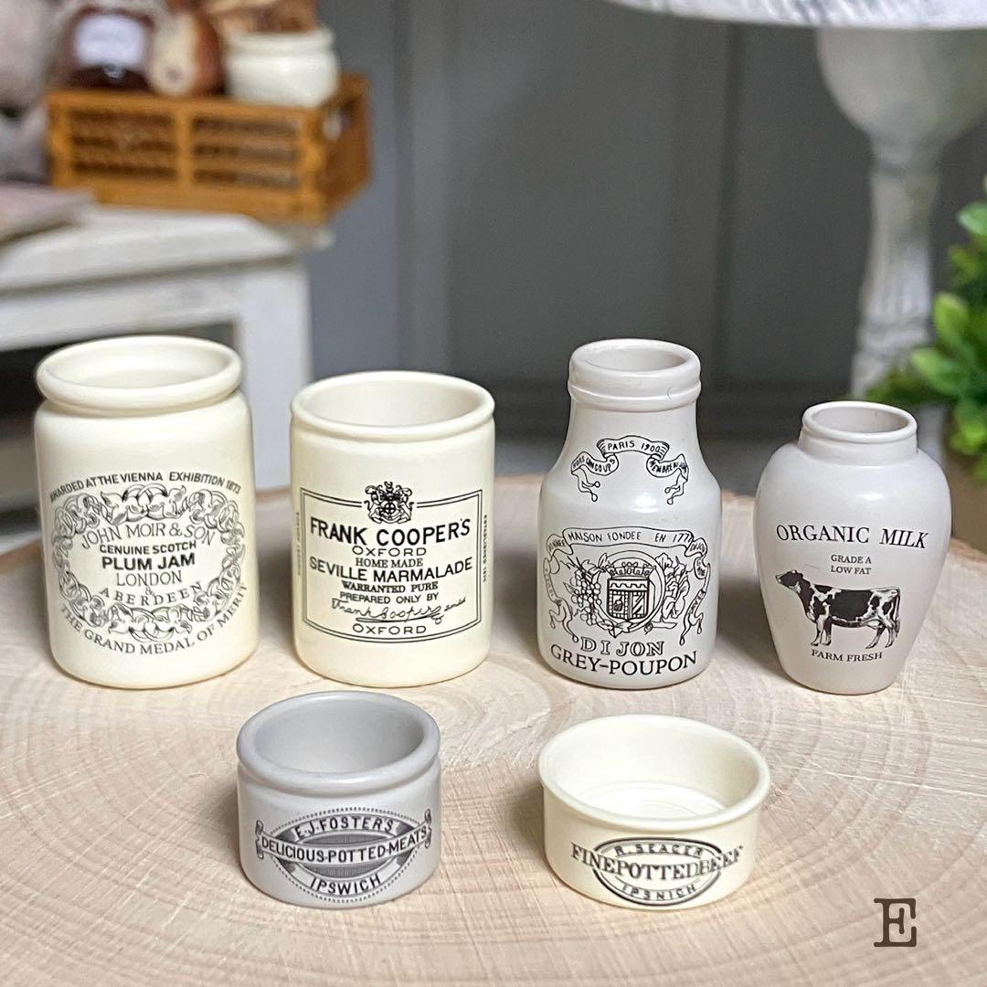 専用ページ　ご確認用　ミニチュアキッチン雑貨　キャニスター、ポット　西洋雑貨