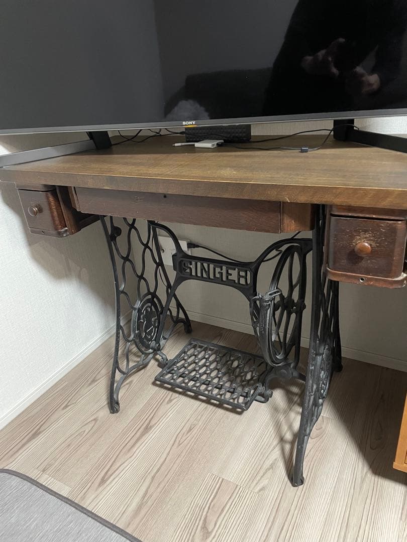 singer ミシン　ビンテージ　 アイアンテーブル