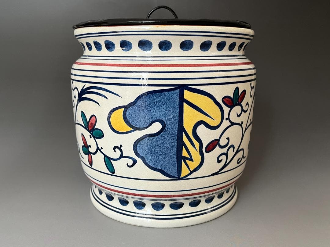 久田宗也　尋牛斎書付　陽炎園　膳所焼　オランダ写　水指　茶道具　表千家