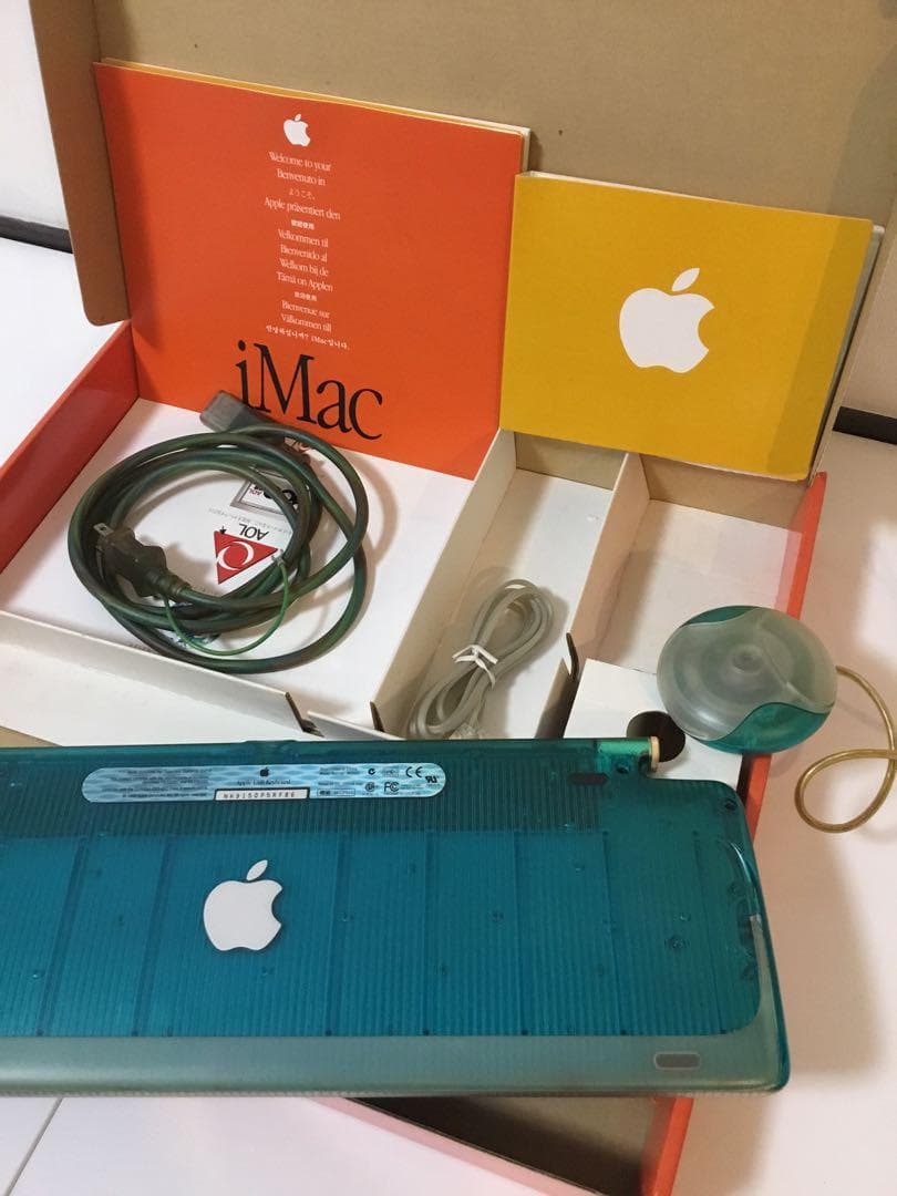 Apple iMac G3 ブルーベリー色、オリジナルボックス付属