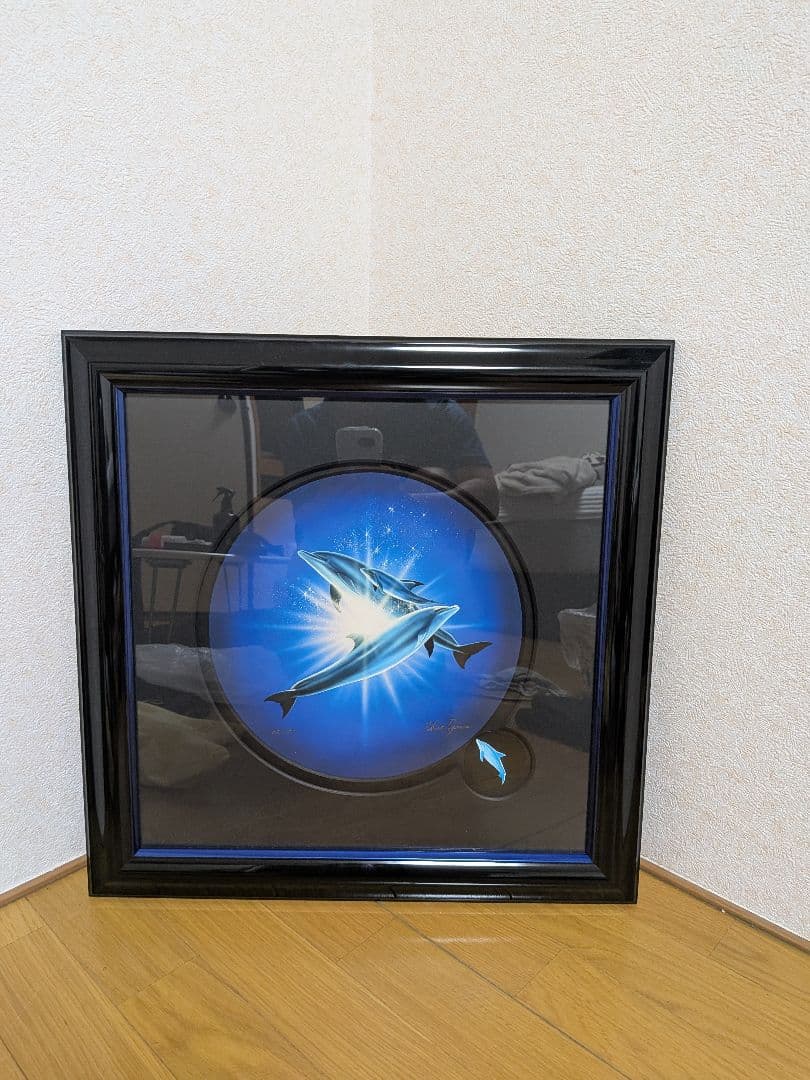クリスタルブルー 魚のアート作品 62/150