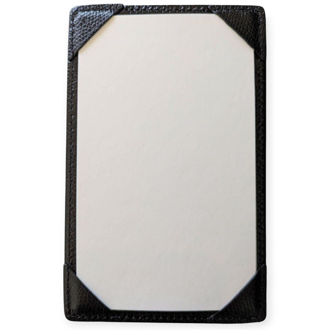 【新品】RALPH LAUREN PURPLELABELブラックレザーメモパッド