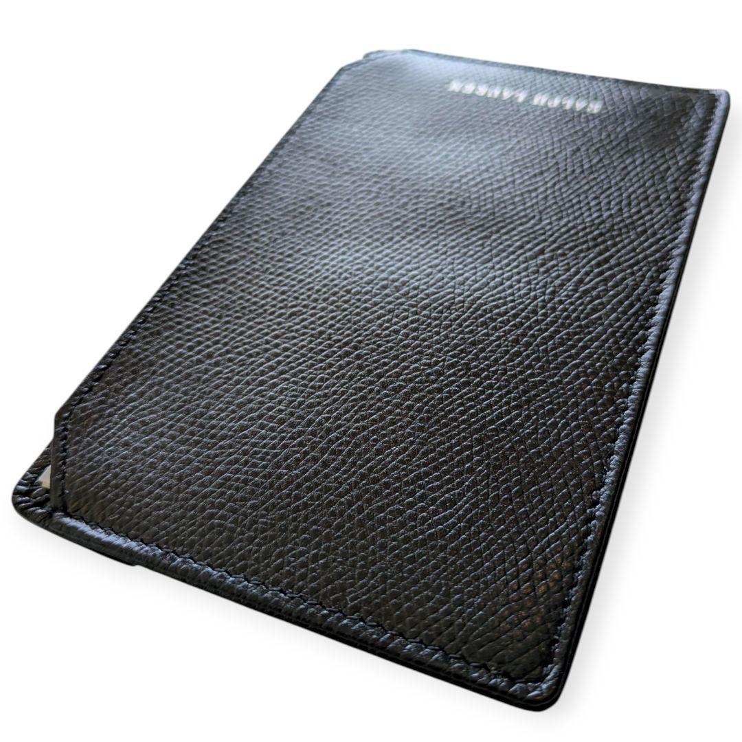 【新品】RALPH LAUREN PURPLELABELブラックレザーメモパッド