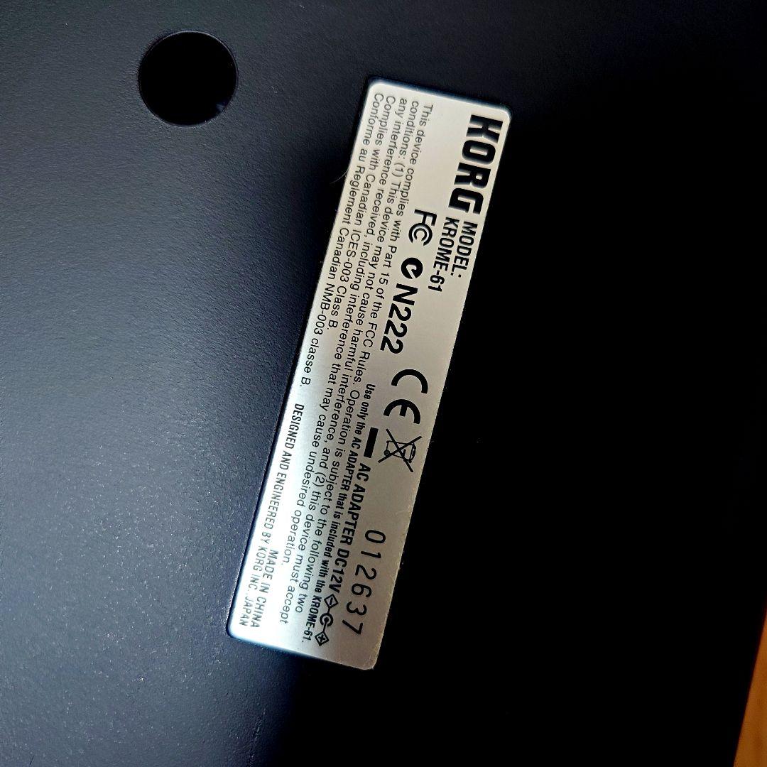 KORG Krome61 RED 50周年記念限定モデル 純正ケース等付き 美品