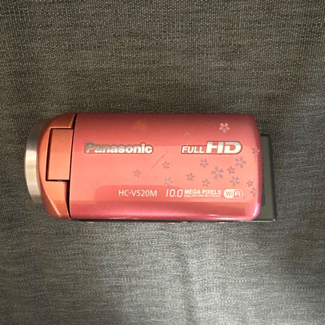 Panasonic デジタルビデオカメラ　HC-V520M 桜柄