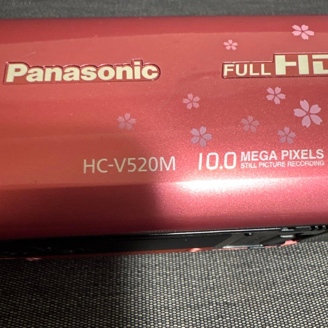 Panasonic デジタルビデオカメラ　HC-V520M 桜柄