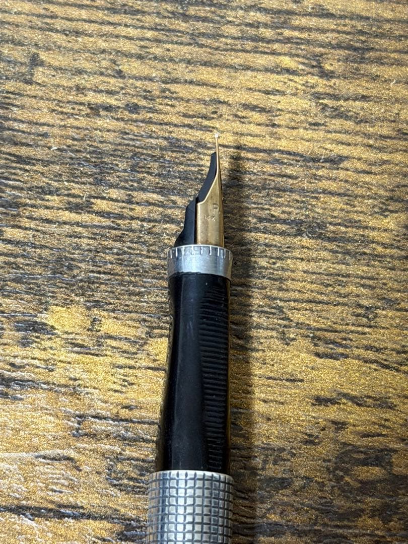 初期　字幅63 パーカー　75 シズレ　万年筆　スターリングシルバー　細字