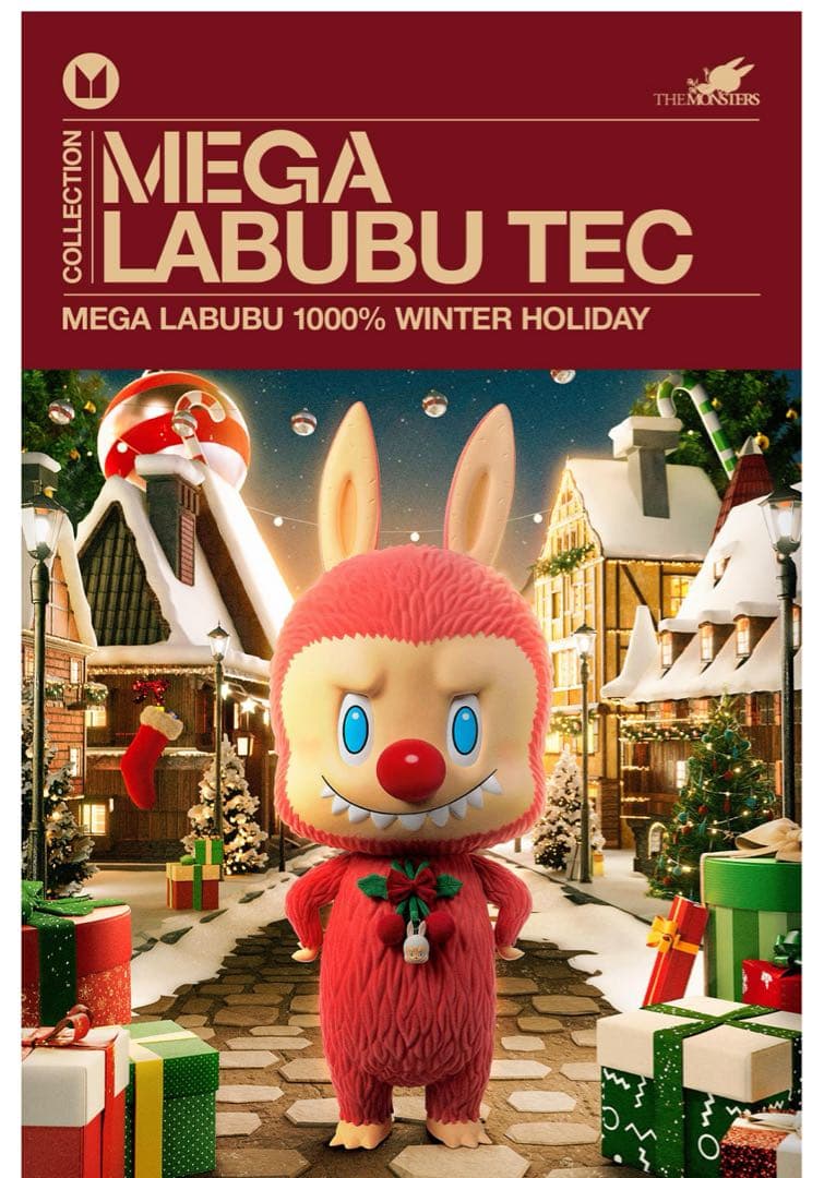 【新着】MEGA LABUBU 1000% WINTER HOLIDAY