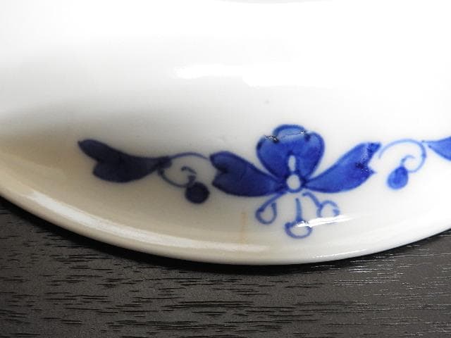 亀山焼　染付皿　5枚　MA298