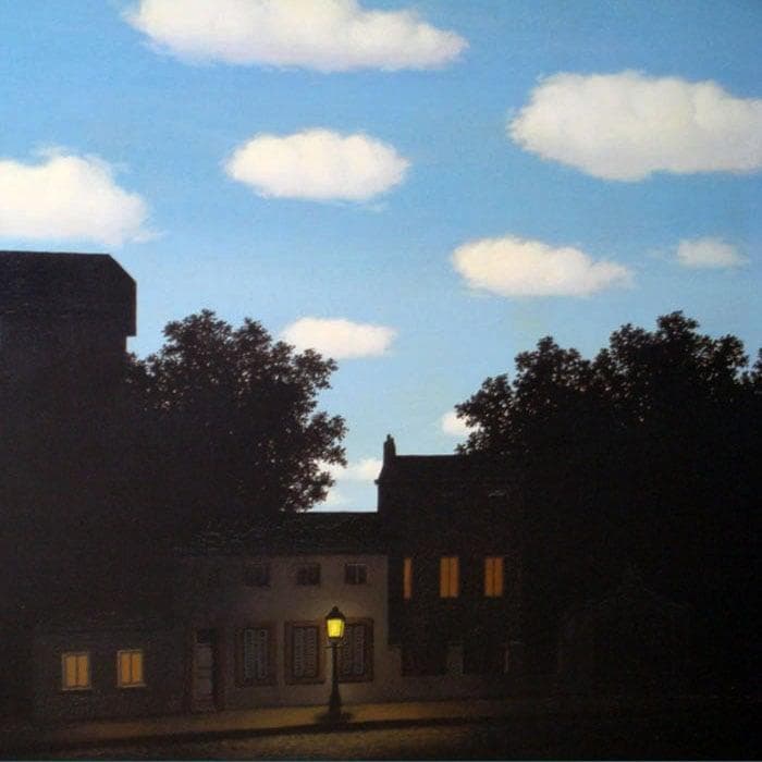 額装済/光の帝国1950/ルネ マグリット/アート/ポスター/インテリア