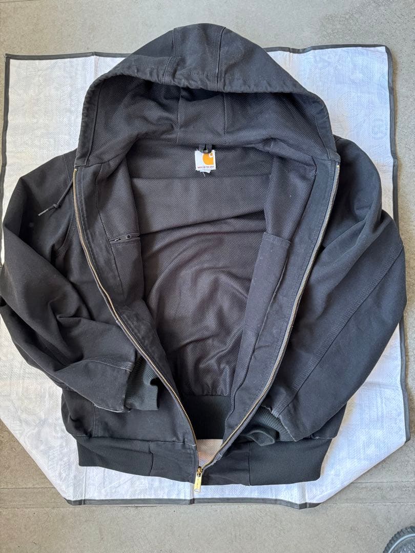 Carhartt アクティブジャケット　USA製　ブラック