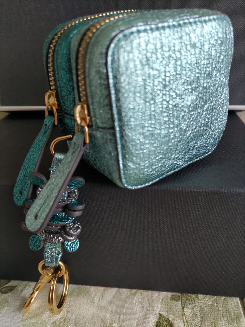 新品未使用アニヤハインドマーチ　ケース　ミニバッグ　チャーム　キーホルダー