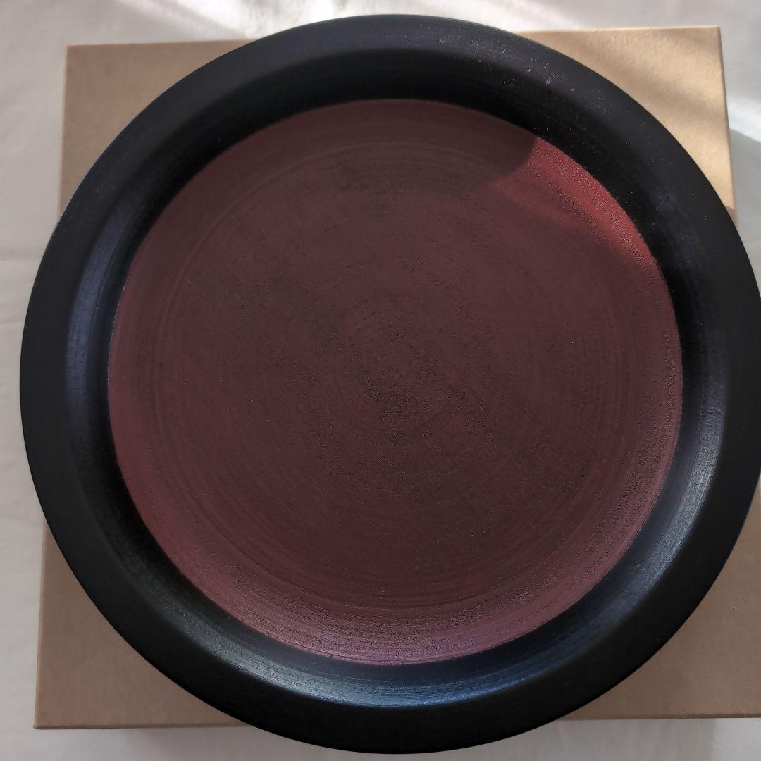 赤木明登 パン皿 日の丸 27cm