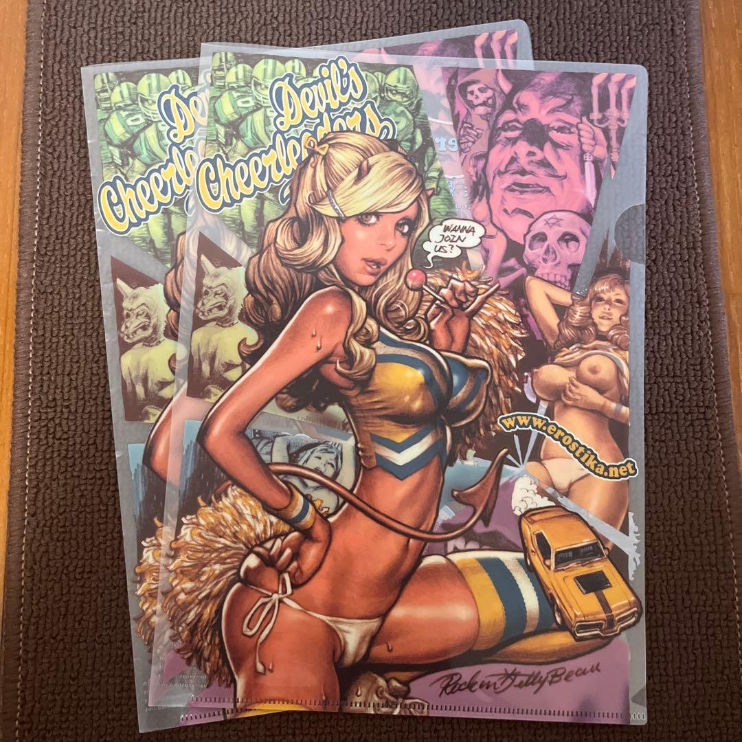 エロスティカ・ロッキンジェリービーン・ハンカチ・クリアファイル・うちわ・チラシ