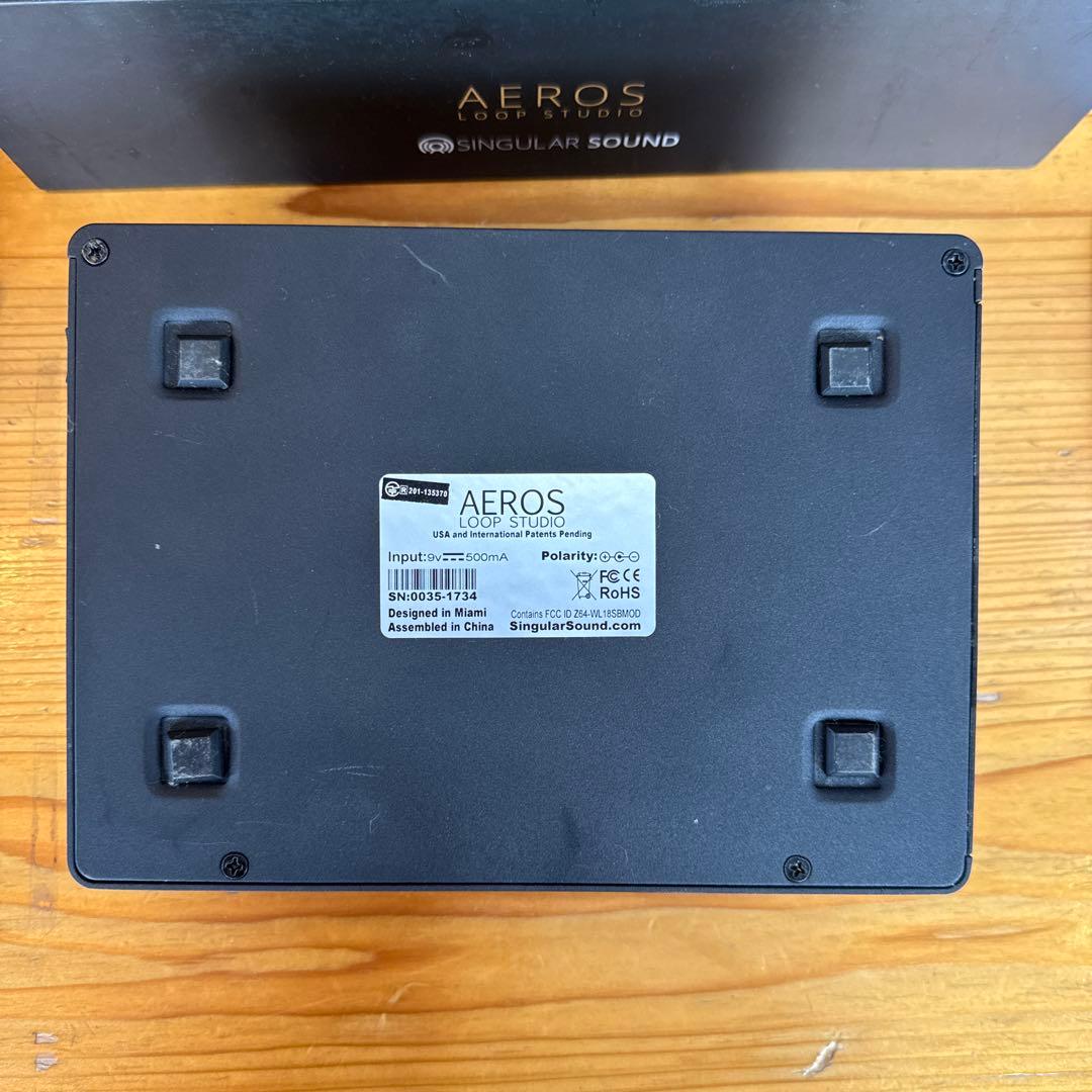 Singular Sound AEROS loop studioルーパーペダル