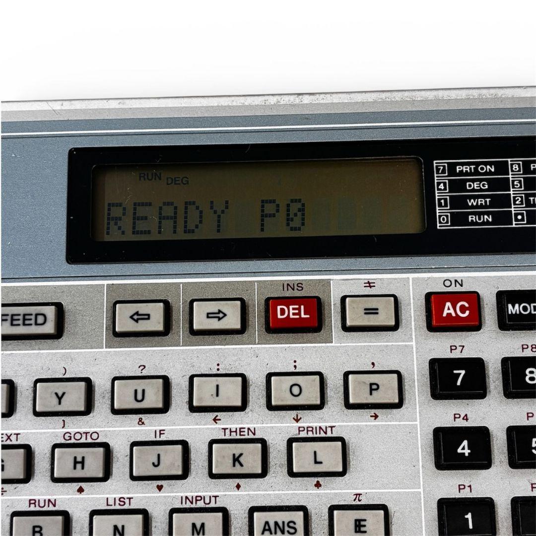 通電確認済 CASIO PB-300 ポケコン 昭和レトロ